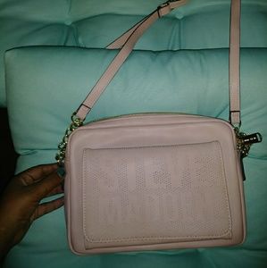 Steve Madden medium pink leather designer purse